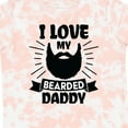 thumbnail image 4 of Inktastic I Love My Bearded Daddy with Beard Silhouette Boys or Girls Toddler T-Shirt, 4 of 5