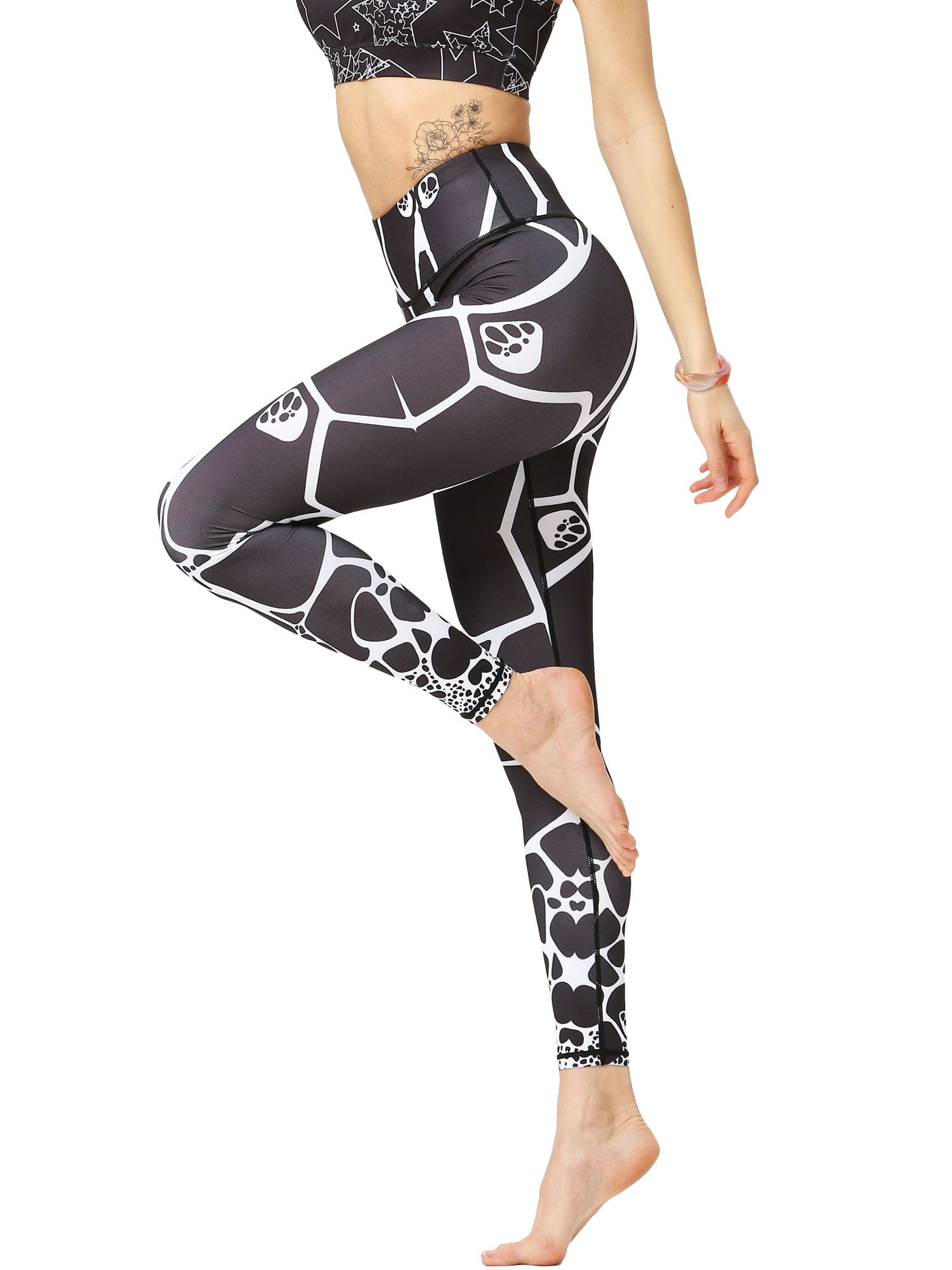 Details about   Women Printed Yoga Leggings Pants Ladies Fitness Running Sport Sweat Trousers 