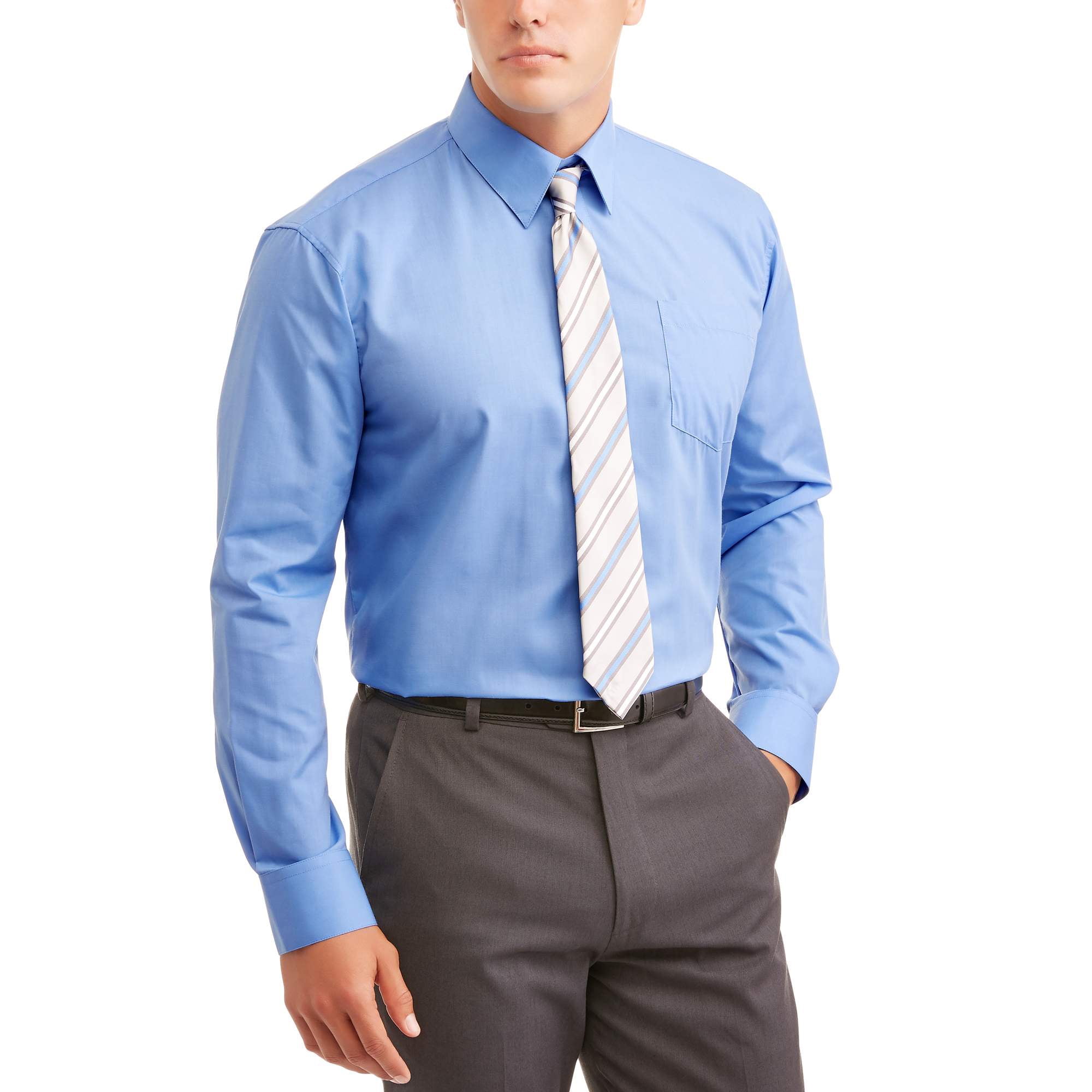 Swiss Cross Big Men's Dress Shirt With T - Walmart.com