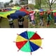 thumbnail image 1 of 6 ~ 16 pies Parachute Toy Tent Game de gimnasia cooperativa para niños y actividades de patio libre 6.5 pies CUTICAT Kids Play Parachute, 1 of 8