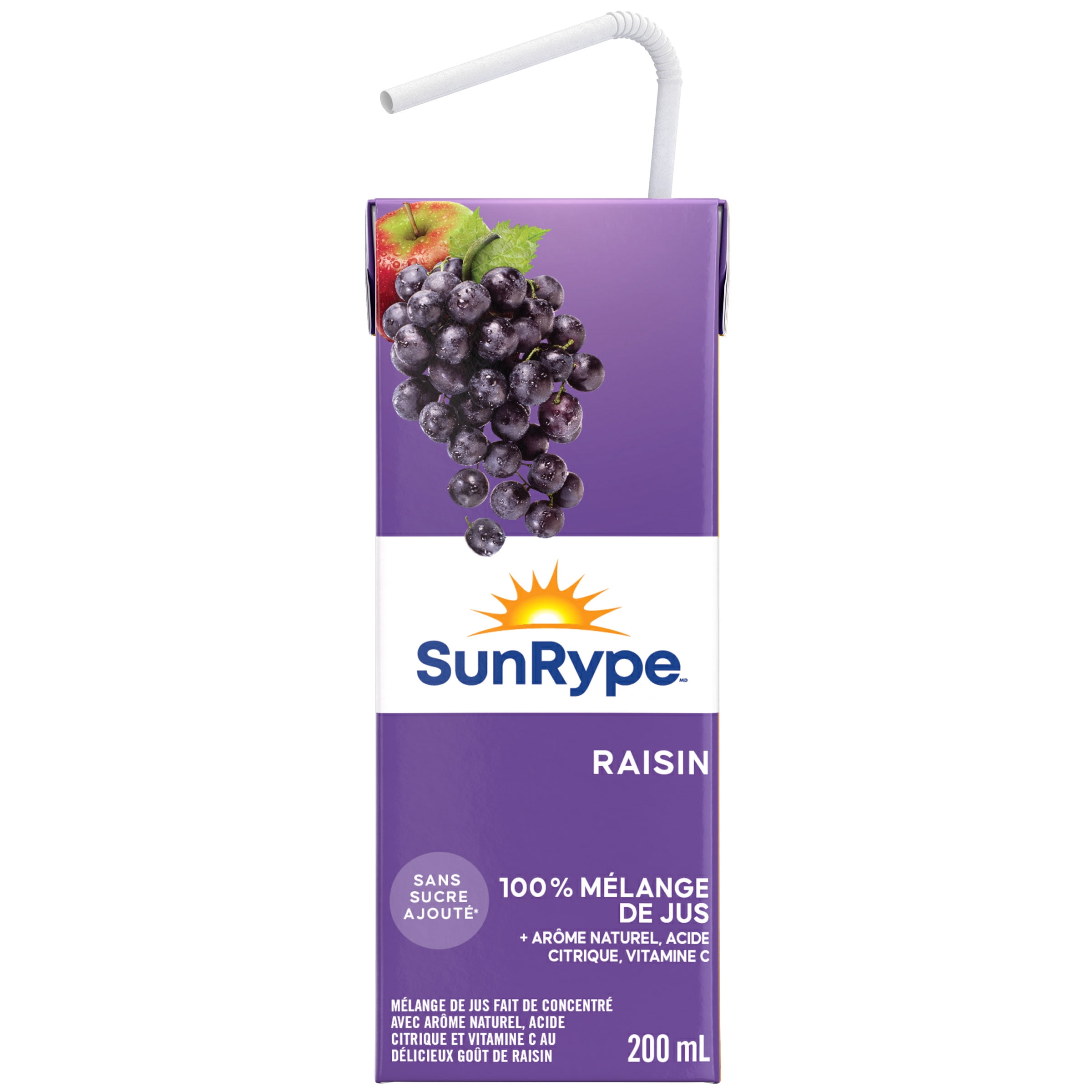 SunRype Grape Juice Boxes 5X00ML