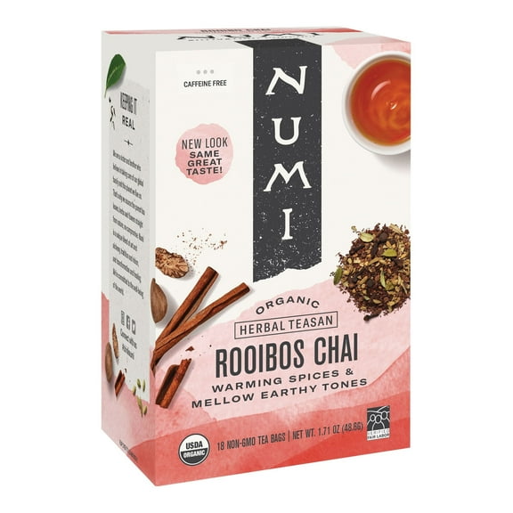 Numi Organic Rooibos Chai Tea 1.71 oz. Pack of 2