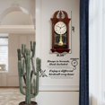 thumbnail image 2 of Reloj de pared Clockswise estilo abuelo vintage 40 cm marrón, 2 of 7