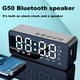thumbnail image 2 of Altavoz Bluetooth InaláMbrico G50 con Despertador FM Mini Tarjeta Pantalla de Temperatura Espejo Audio Negro, 2 of 5