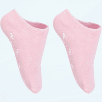1 Pair Gel Socks Women’s Socks Hydrating Lotion Socks for Stocking Stuffers for Adults Foot Softening Socks Calluses Socks Silicone Heel Protector Pink Dry Foot Moisturizing Cover