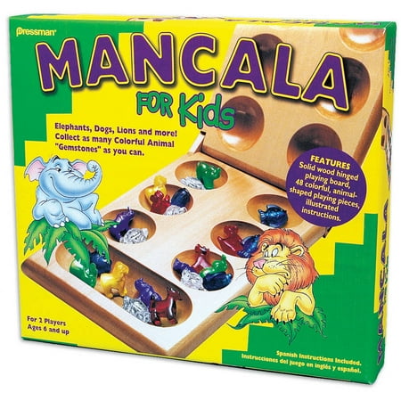 Mancala Game Set - Pressman Toy Mancala for Kids Ages 6 and Up Kids Game