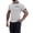White, variant on European Men's Patchwork Button Collar Short-Sleeved Shirt, Casual Loose Fit, for Business & Sports, Polyester, with Stylish Design, Multiple Sizes