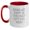 White/Red, variant on Funny Pappy Gifts from Mom - Two Tone Coffee Mug with 'Being My Pappy Is The Only Gift You Need' - Birthday Unique Presents for Men, Pappy, and Friends