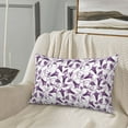thumbnail image 5 of Susaid Violets Flowers Print Pillowcases Multiple Size, Pillow Cover Super Soft Envelope Closure Standard Pillow Case-16"x24", 5 of 6