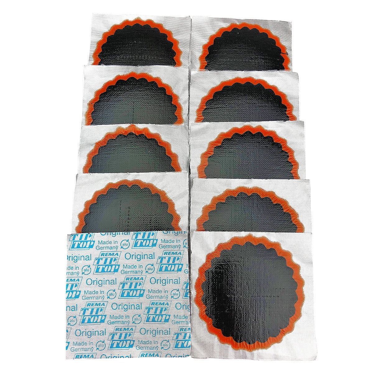Landskab Net tyktflydende 10 Rema Tip Top No. 2 Round Patches - Flat Tire Tube Puncture Repair Kit  Refill - Walmart.com