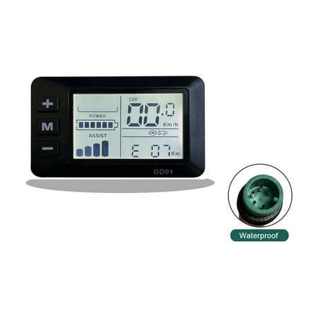 

Ruibeauty 36V 48V Sm/Waterproof Connector Plug Jn Gd01 Lcd Display 5 Pin E-Bike Display