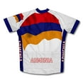 thumbnail image 2 of Armenia Flag Short Sleeve Cycling Jersey  for Women - Size L, 2 of 3