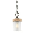 thumbnail image 1 of Golden Lighting 1048-M1L GMT-CS Mini Pendentif&44; Bronze Bronze Canon & Sablé Clair, 1 of 1