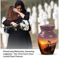 thumbnail image 4 of Truck Urn, Elegant Funeral Cremation Urn for Human Ashes Adult, Memorial Keepsake Burial Urn for Men & Women - 3Inch - Small/Mini Size - Single 1Pcs, 4 of 7