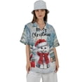 thumbnail image 4 of Merry Christmas Manx Enjoys Catmas Winter Xmas Holiday Hawaiian Shirt Breathable Summer Unisex Merch Cat Lover Kitten Owner Gifts - 02022, 4 of 6