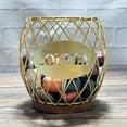 thumbnail image 3 of Coffee Pod Holder Large Capacity, Stylish Look Iron Coffee Pod Storage Organizer for Home with Wooden Base, 3 of 7