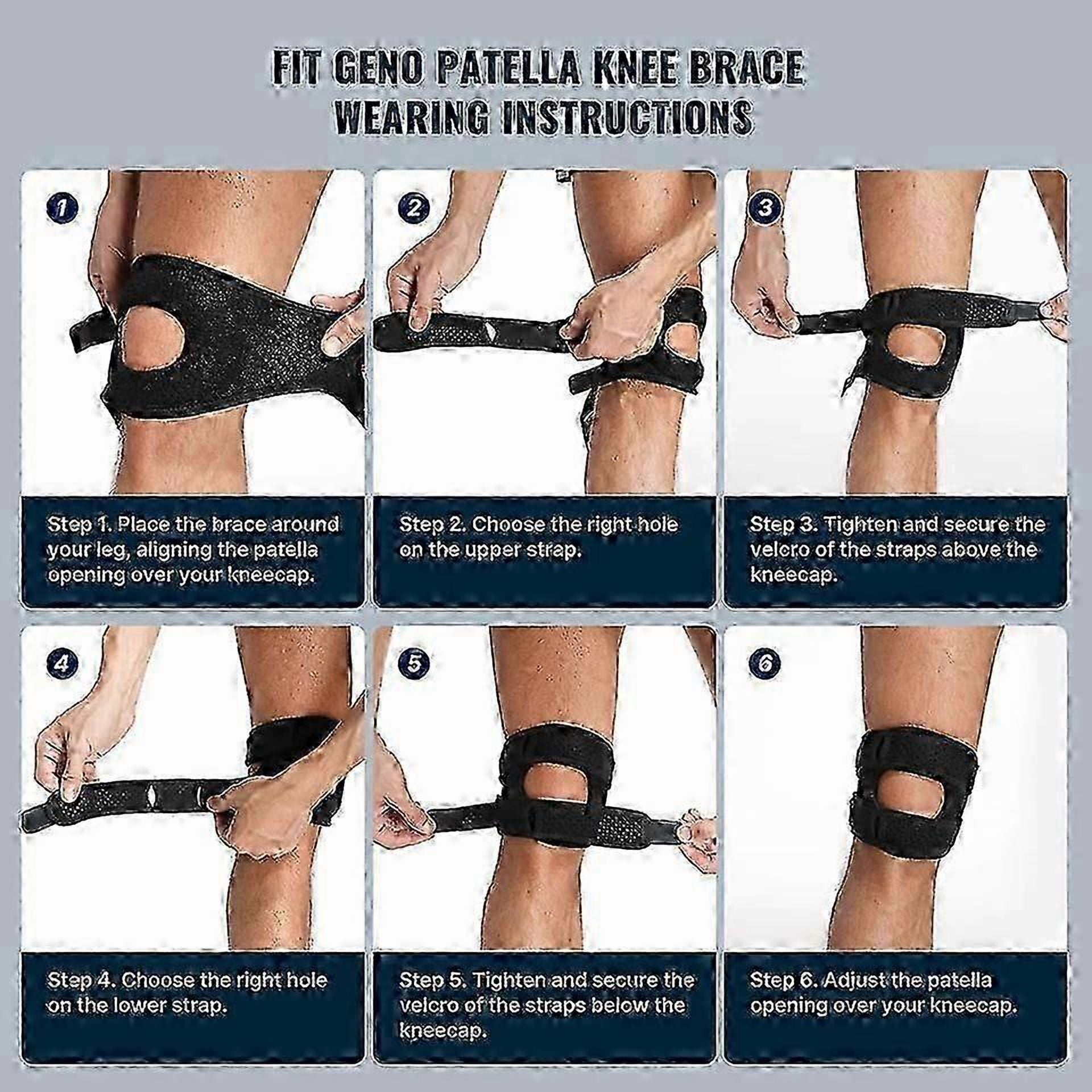 1pcs Patella Knee Brace Knee Compression Sleeve Support For Women Men Knee Pain Arthritis Pain Workout Knee Guard Knee Pads
