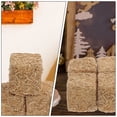 thumbnail image 2 of 8-Piece Rustic Mini Haystack Home Decor Set for Thanksgiving Table Scatter, Dollhouse Accessories, Simulated Straw Props, 2 of 6