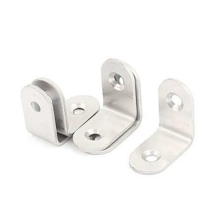 

25mm x 25mm Shelf Support Corner Brace Joint Metal Right Angle Bracket 5Pcs
