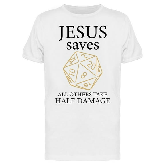 Graphic Jesus Saves Men's T-shirt
