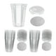 thumbnail image 1 of 50 vasos desechables de plástico para fiestas, batidos y bebidas frías 600 ml, 1 of 9