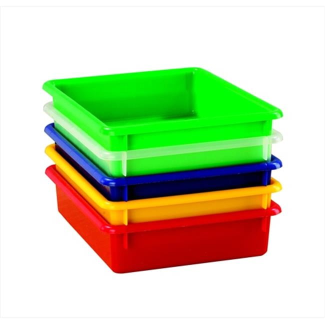 School Smart 075143 Flat Storage Tray, Blue