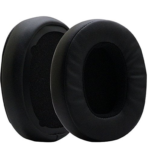 Poyatu Almohadillas para Skullcandy Crusher Bluetooth Auriculares inalámbricos sobre la oreja Almohadillas de reemplazo Auriculares Almohadillas para los oídos Piezas de reparación Negro