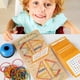thumbnail image 1 of Juguetes De Geoplano De Madera Juguete educativo de geometría creativa con tarjetas de patrón para niños de 3 años en adelante, 1 of 8