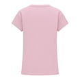 thumbnail image 5 of Asxite Toddler Tshirt Solid Color Short Sleeve Crew Neck Casual Loose Breathable Summer Tops 2-12Y, 5 of 6