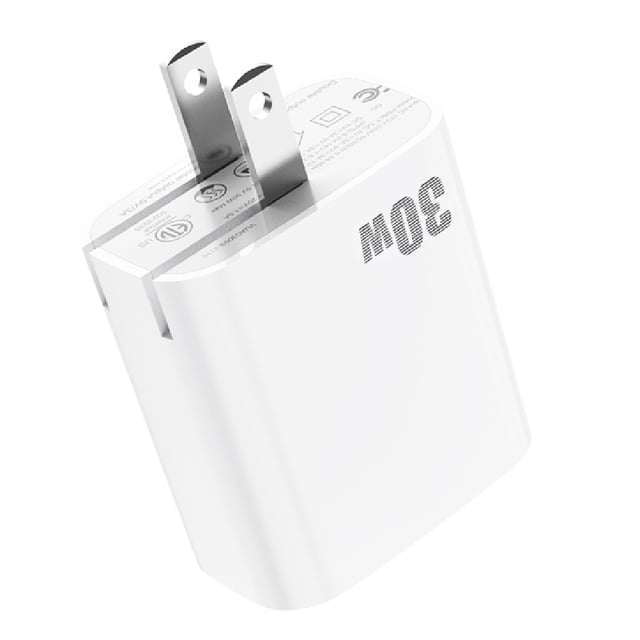 PD30W Dual Fast Charging Plug, PD3.0 Fast Charging Protocol, High-efficiency,