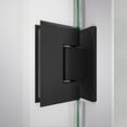 thumbnail image 5 of DreamLine Unidoor-LS 33-34 in. W x 72 in. H Frameless Hinged Shower Door in Satin Black, 5 of 7