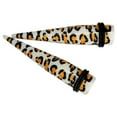 thumbnail image 2 of Cheetah Print Acrylic O-ring Ear Tapers Sold as a pair, 2 of 3
