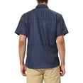 thumbnail image 3 of Lars Amadeus Men's Casual Summer Beach Short Sleeves Button Down Striped Shirt, 3 of 6