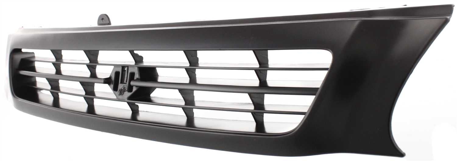 Grille Assembly Compatible With 1995-1997 Toyota Tercel Textured Black Shell and Insert