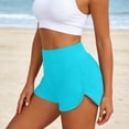 thumbnail image 5 of Women's Swim Shorts High Waisted Bathing Suit Bottoms Swimwear Boyshort Swimming Swimsuit Board Shorts Z04 Sky Blue XL, 5 of 7