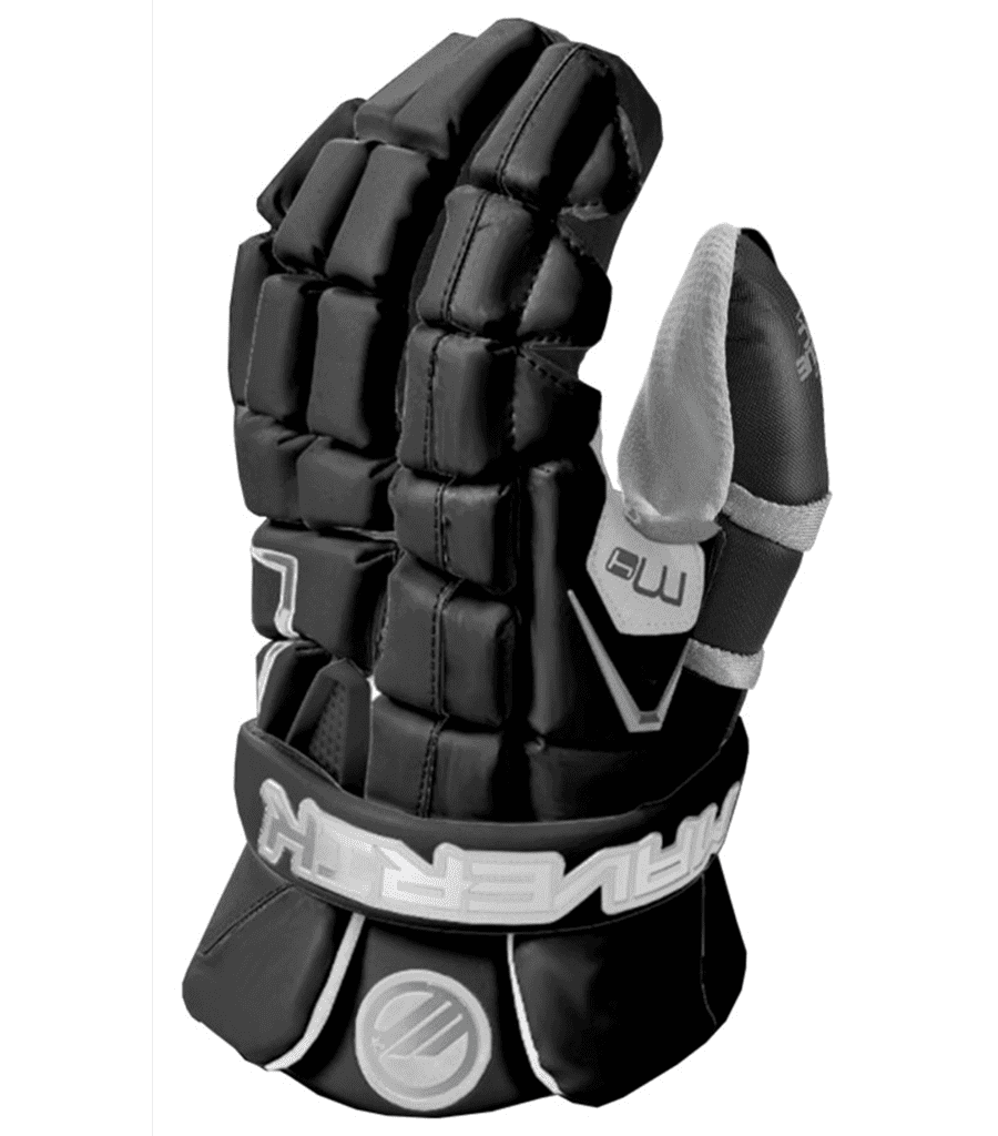 Maverik M4 Senior Lacrosse Goalie Gloves Black