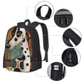 thumbnail image 3 of Balery Abstract Dalmatian Art Backpack for Men and Women - Durable 600D Oxford Cloth -Large Capacity, Water-Resistant School, Travel, and Hiking Bag, 3 of 7