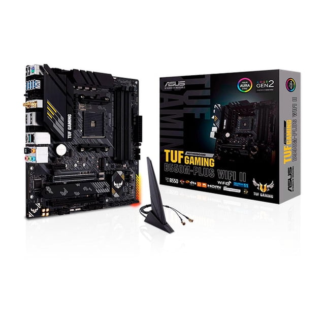 Tarjeta Madre ASUS TUF Gaming B550M-PLUS WI-FI II AM4 DDR4 Micro ATX Asus TUF TUF Gaming B550M-PLUS WI-FI II