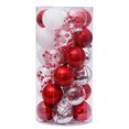 thumbnail image 1 of Plástico 30 Uds. 6cm Bolas Navideñas Del Navidad Inastillable, 1 of 9