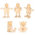 thumbnail image 2 of Muñeca de Graffiti de Bricolaje, Protección Ambiental de Alta Muñeca de Madera Saludable, Para Niños Regalos Amigos Niños, 2 of 7
