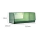 thumbnail image 4 of Bandeja organizadora de maquillaje, estuche porta cosméticos, vitrina de cosméticos de escritorio, organizador de almacenamiento de perfume para el cuidado de la piel Verde sin divisor Macarena estuche de almacenamiento de cosméticos, 4 of 8