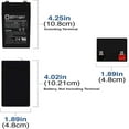thumbnail image 2 of 4 Volt 4.5 Ah SLA Replacement Battery for Sure-Lites 3910, 2 of 6