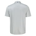 thumbnail image 3 of Men's-Cutter & Buck  Gray San Jose Earthquakes Big & Tall Pike Eco Shadow Check Print Recycled Polo, 3 of 3