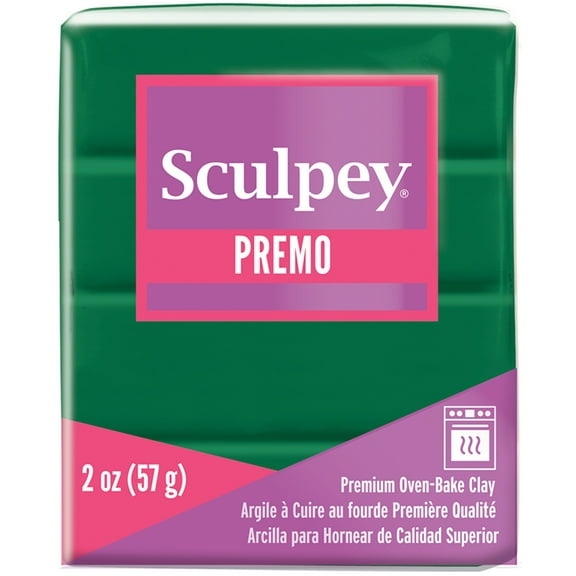 Sculpey Premo Polymer Clay 2oz-Forest Green