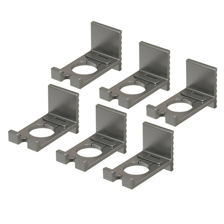 

Adjustable 1/2/4/6pcs Bottle Hanging Hook Rack Shampoo Bottle Shelf for Bathroom