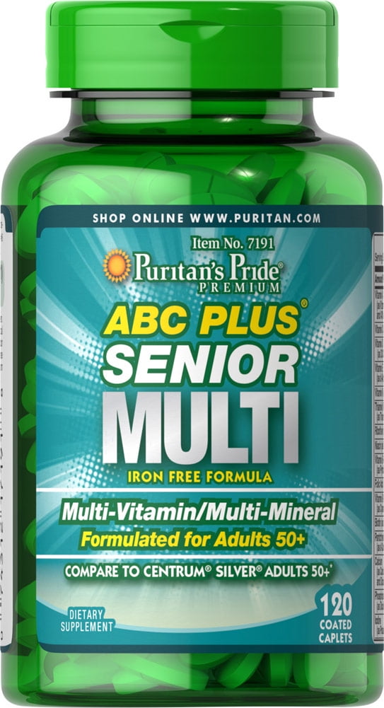 Puritan's Pride ABC Plus Senior Multivitamin MultiMineral Formula