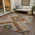 thumbnail image 6 of Addison Rugs Chantille Indoor/Outdoor Transitional Geometric, Abstract Copper Washable Rectangle Rug, 3' x 5', 6 of 6