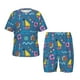 thumbnail image 1 of Balery Sailboat With Sailing Conjunto de Pijama Infantil de Manga Corta con Estampado – Ropa de Dormir de Algodón Suave-4X-Large, 1 of 6