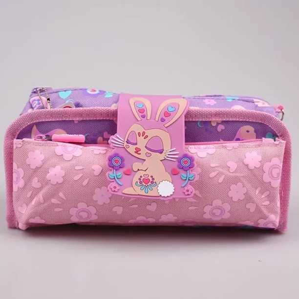 Genuino Australia Smiggle Disney Kawaii conejo de dibujos animados niños bolso escolar papelería caja de bolígrafos regalo de cumpleaños para niños