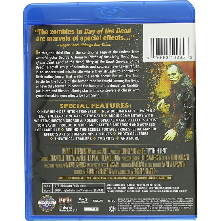 Day Of The Dead (Collector's Edition) (Blu-ray), Horror, Shout